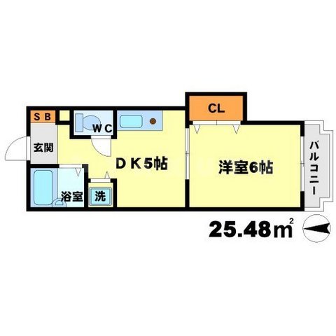 サンクリエイト江坂の間取り