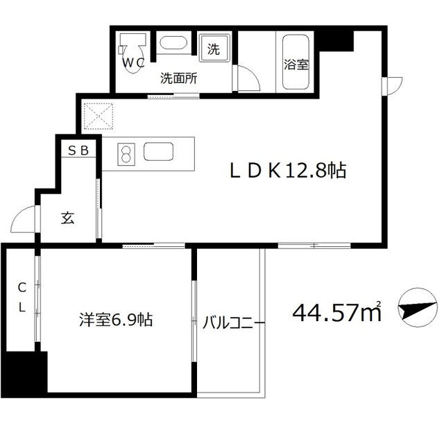 リバーサイドタワー中之島の間取り