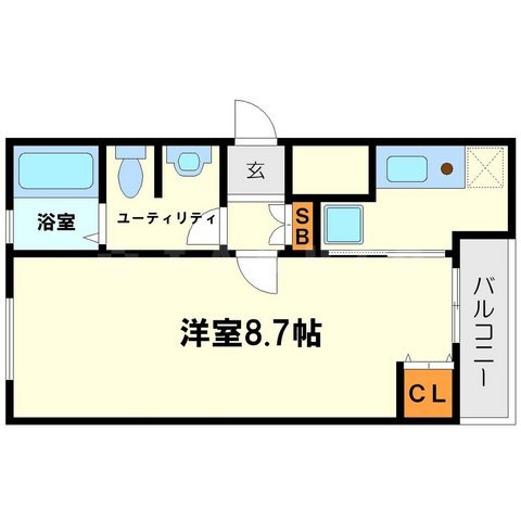 キャピトル新大阪の間取り
