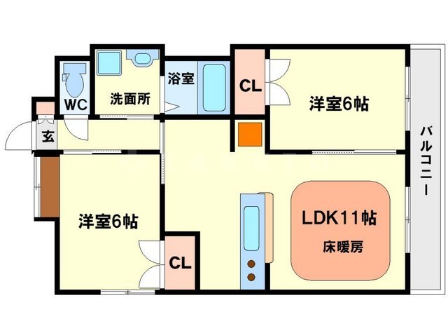 第20関根マンションの間取り