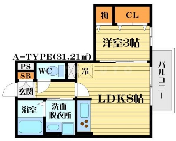 エミネンス榎坂の間取り