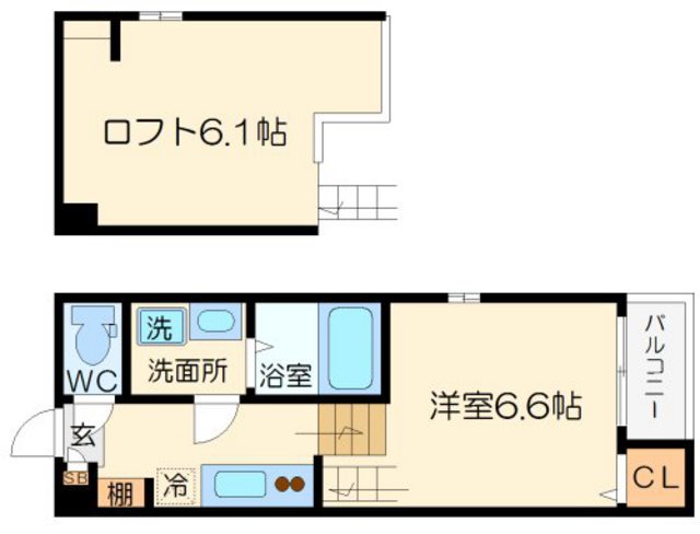 Comfort西中島の間取り