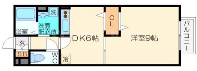 グランシャンブルの間取り