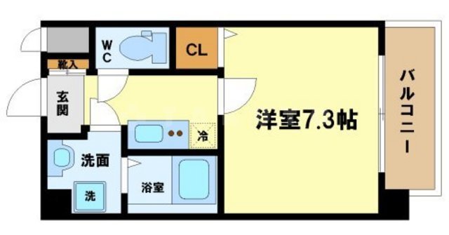 CASSIA福島駅前の間取り