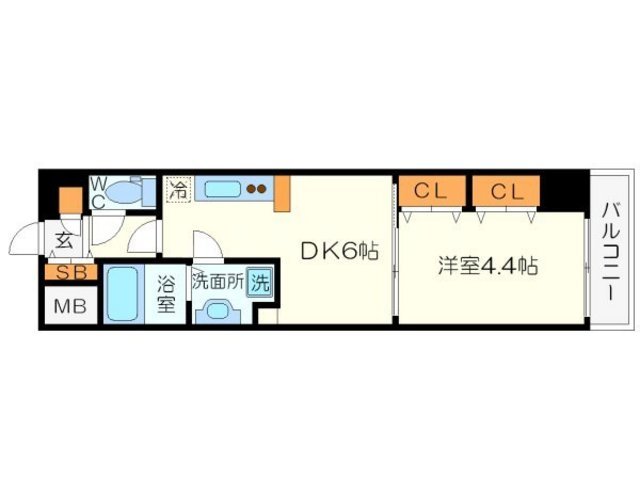 セントロイヤルクラブ新大阪の間取り