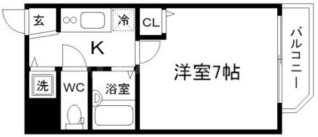 U-ro新大阪の間取り