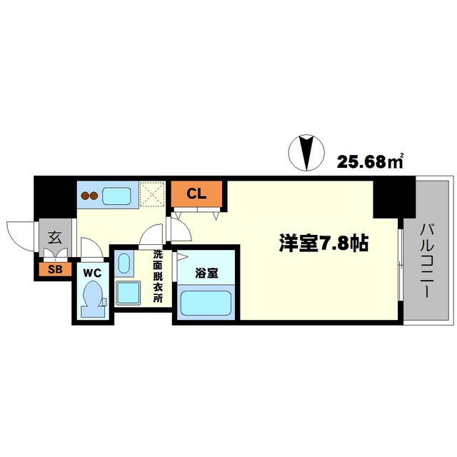 BPRレジデンス江坂の間取り