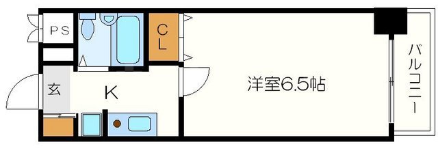 エスリード北梅田の間取り