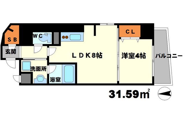 SK江坂の間取り