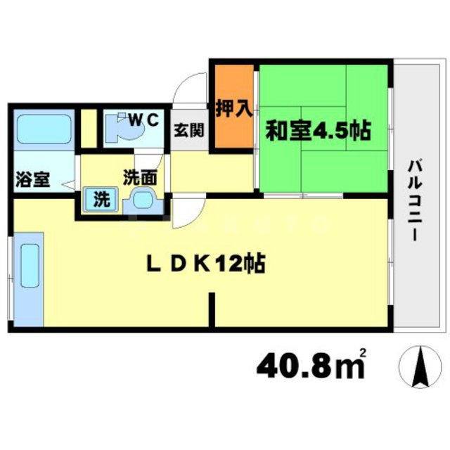 ニュー江坂ハイツの間取り