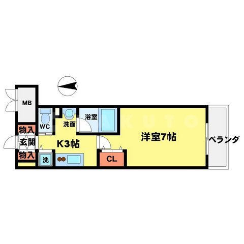 アーデン江坂の間取り