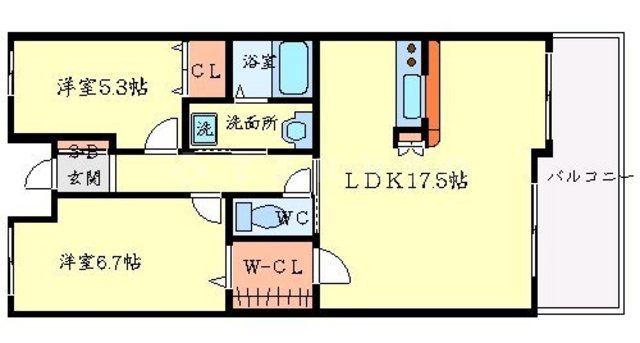 フロレセール桜の町の間取り