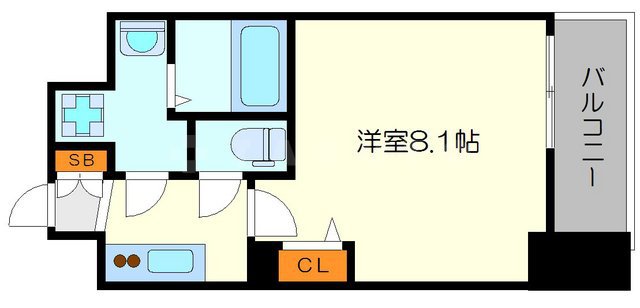 ディームス江坂の間取り