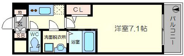 オーキッドレジデンス新大阪の間取り