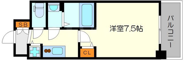 ディームス江坂の間取り