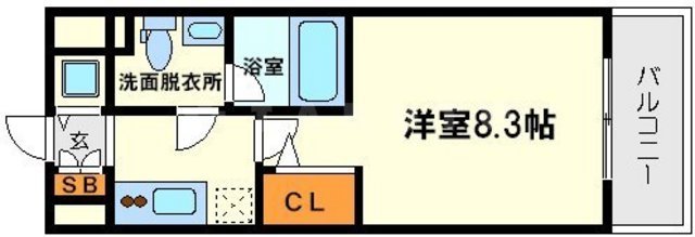 プラウドフラット新大阪の間取り
