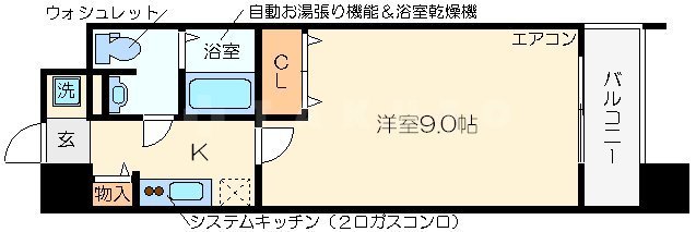 プラウドフラット新大阪の間取り