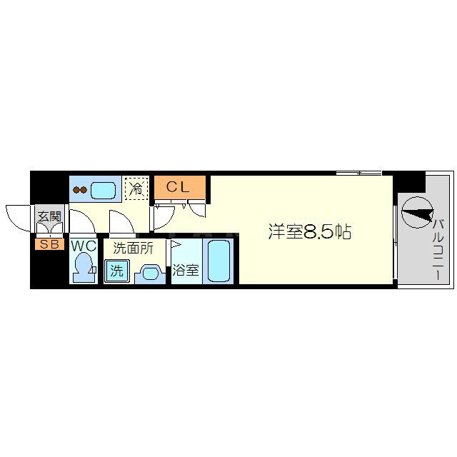 アーバンフラッツ新大阪IIの間取り