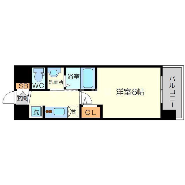 エステムコート新大阪ⅩⅢニスタの間取り