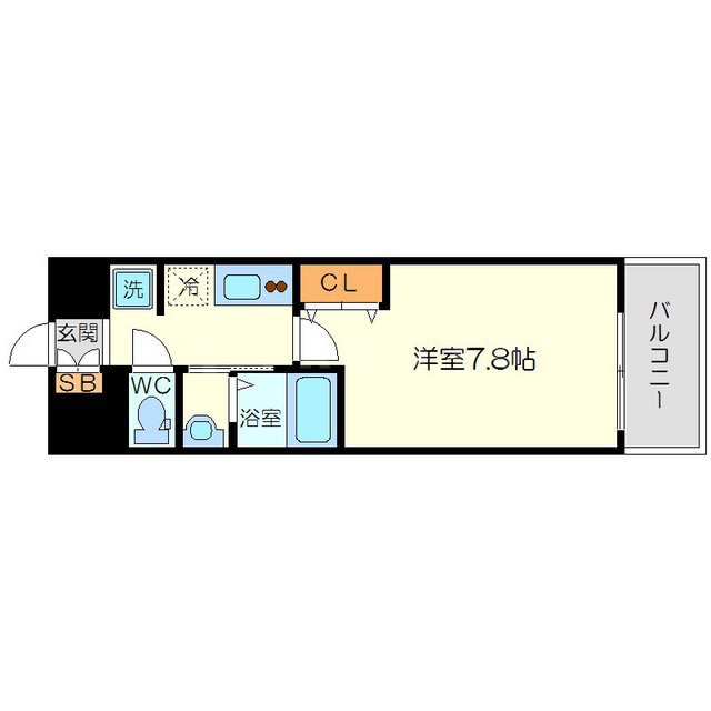 プランドール新大阪NORTHレジデンスの間取り