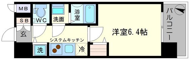 Lalaplace新大阪LDの間取り
