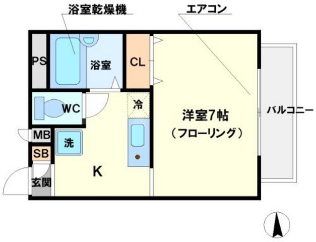 コムズハウス千里中央Ⅱの間取り