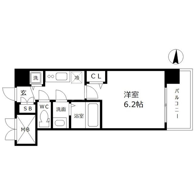 アドバンス新大阪ウエストゲートの間取り