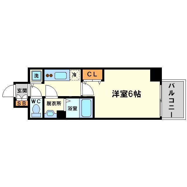 プレサンス新大阪コアシティの間取り