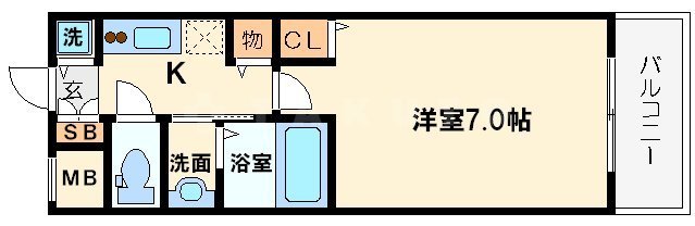 オーキッドレジデンス塚本の間取り