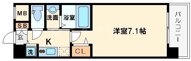 オーキッドレジデンス塚本の間取り