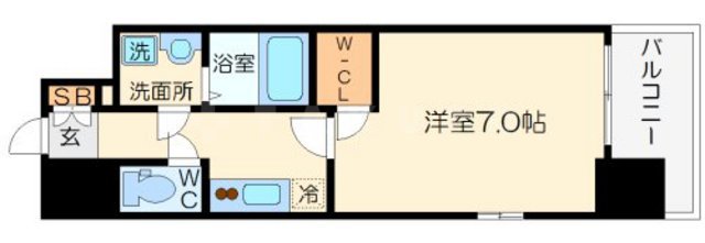 エスプレイス新大阪サウスゲートの間取り