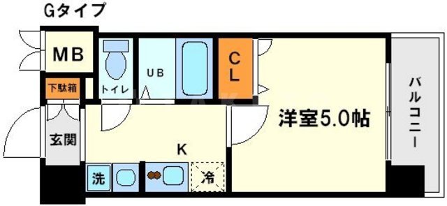 エスリード新大阪SOUTHの間取り