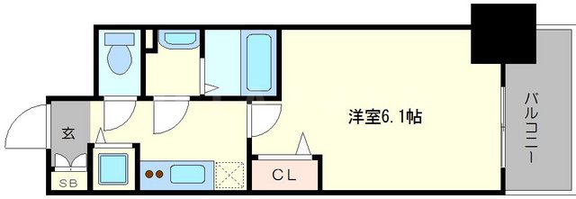 プレサンス新大阪ザ・シティの間取り