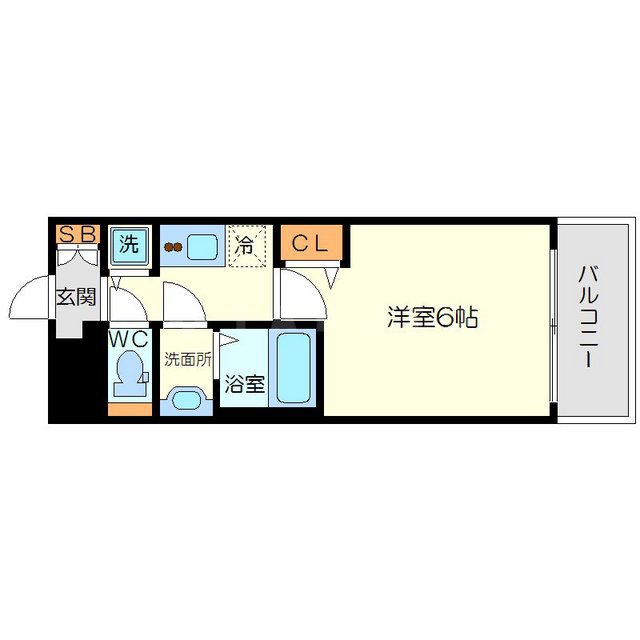 プレサンス新大阪ザ・シティの間取り