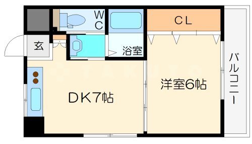 メティス有馬の間取り