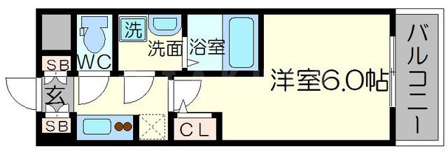 M-RESIDENCE新大阪Gａｒｄｅｎの間取り