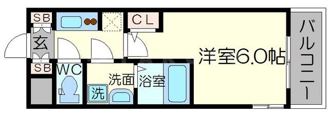 M-RESIDENCE新大阪Gａｒｄｅｎの間取り