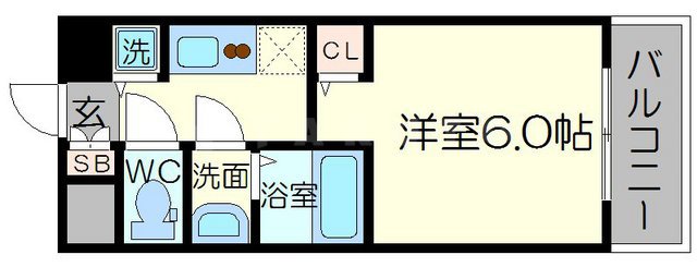 M-RESIDENCE新大阪Gａｒｄｅｎの間取り