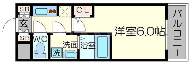 M-RESIDENCE新大阪Gａｒｄｅｎの間取り