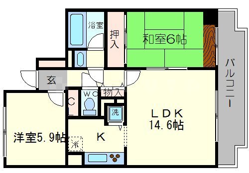 フォルム緑丘の間取り