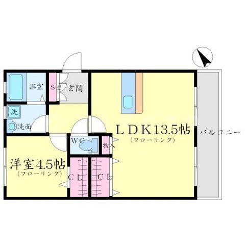 フジコーポの間取り