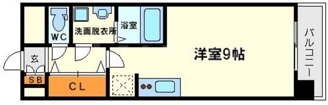 アドバンス新大阪Ⅲの間取り