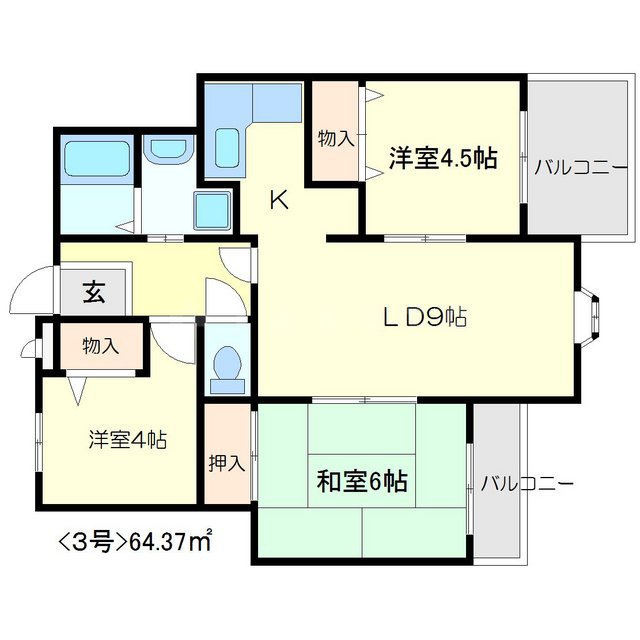 エステート松尾の間取り