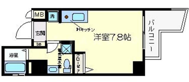 フレアコート新大阪の間取り