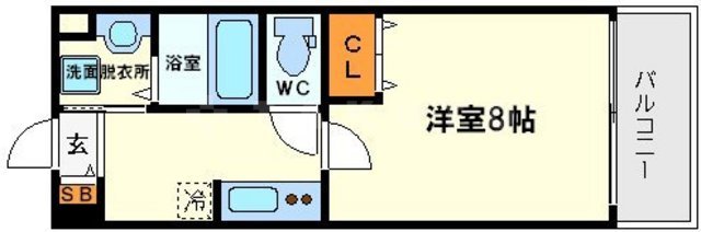 エスティライフ新大阪第２の間取り