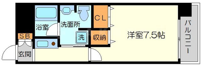 アスリート新大阪Ⅱ番館の間取り