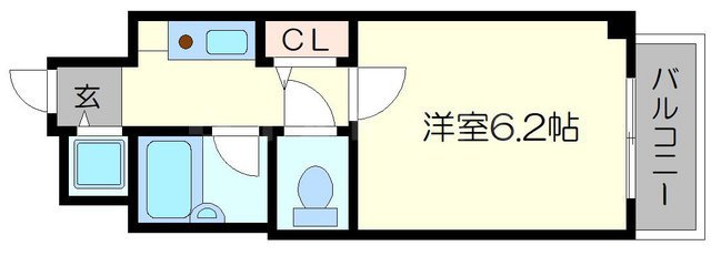 パラシオ塚本Ⅱの間取り