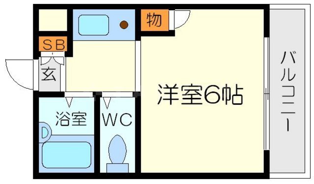 有馬パレス西中島の間取り