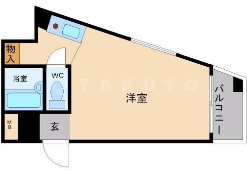 有馬パレス西中島の間取り
