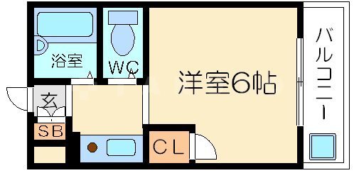 有馬パレス西中島の間取り
